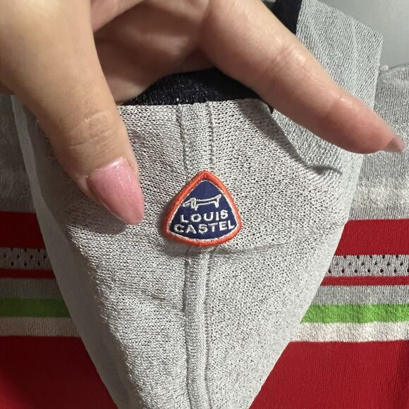 Louis Castel Light Sleeveless Hooded Full Zip Vest Daschund Multicolor 90 Small - Picture 4 of 7